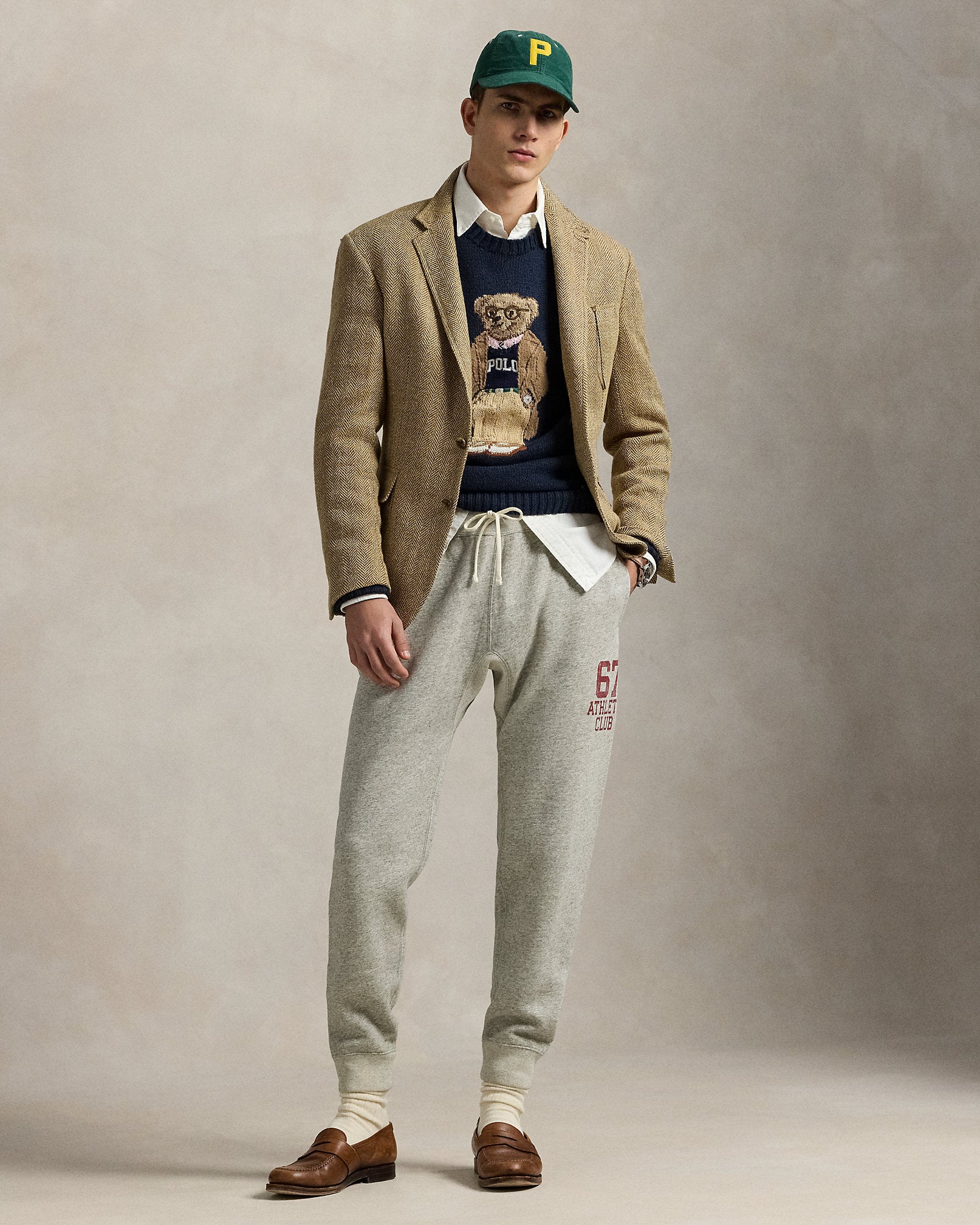 Ralph Lauren Loopback Fleece Graphic Jogger Pant