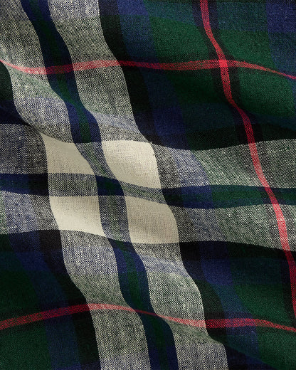 Ralph Lauren Classic Fit Plaid LinenCotton Shirt