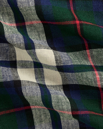 Ralph Lauren Classic Fit Plaid LinenCotton Shirt