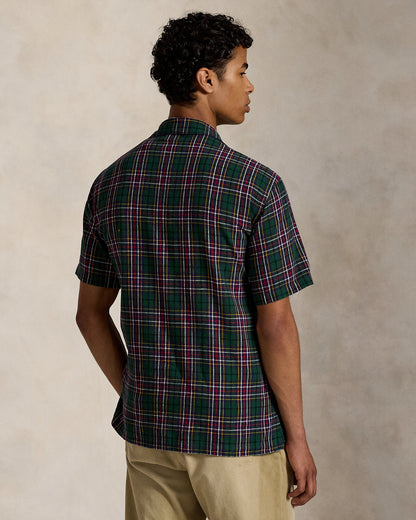 Ralph Lauren Classic Fit Plaid LinenCotton Shirt