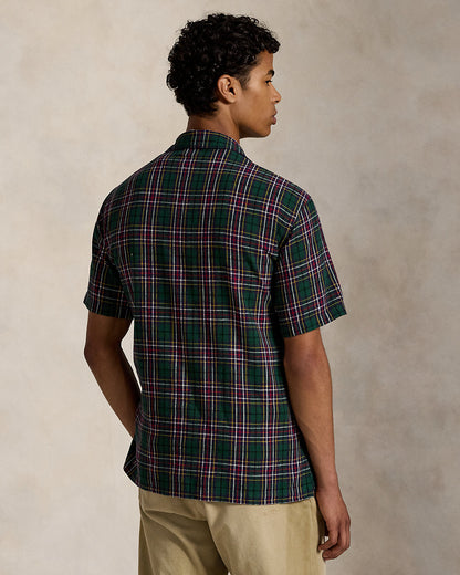 Ralph Lauren Classic Fit Plaid LinenCotton Shirt