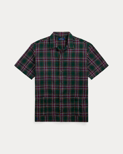 Ralph Lauren Classic Fit Plaid LinenCotton Shirt