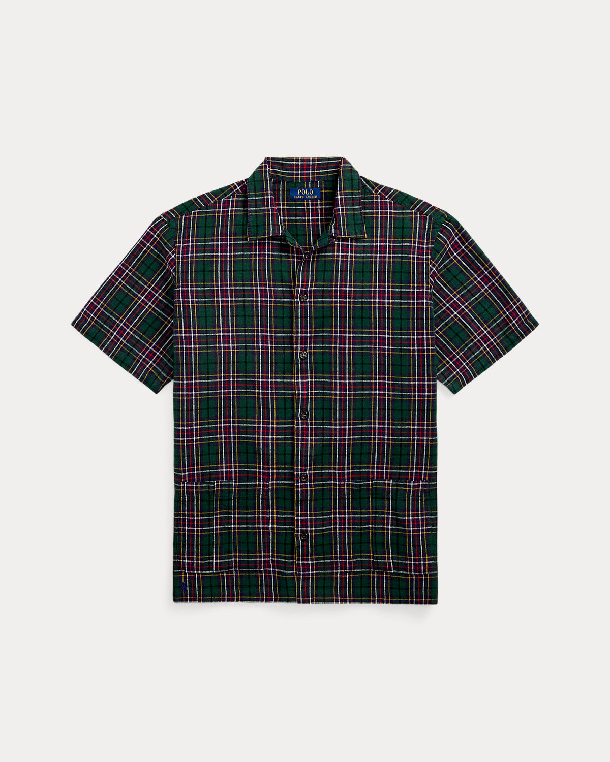 Ralph Lauren Classic Fit Plaid LinenCotton Shirt