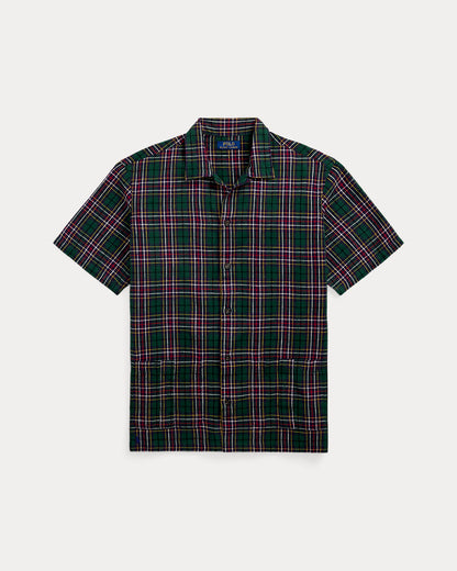 Ralph Lauren Classic Fit Plaid LinenCotton Shirt