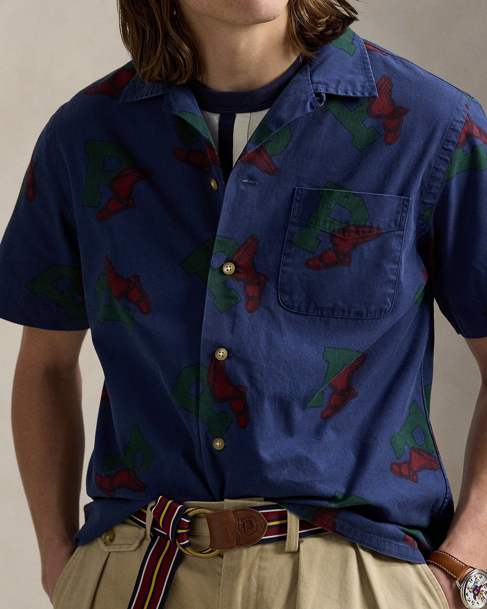 Ralph Lauren Classic Fit PWing Camp Shirt