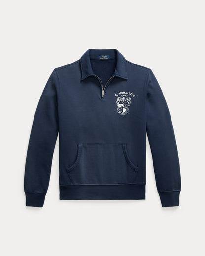 Ralph Lauren Fleece Graphic QuarterZip Sweatshirt