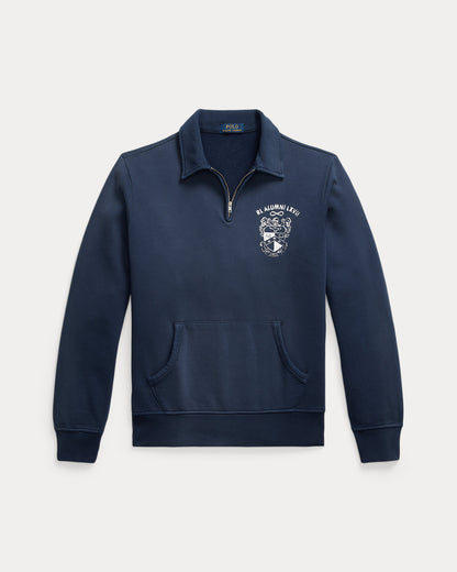 Ralph Lauren Fleece Graphic QuarterZip Sweatshirt