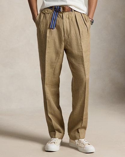 Ralph Lauren Whitman Relaxed Fit Glen Plaid Pant