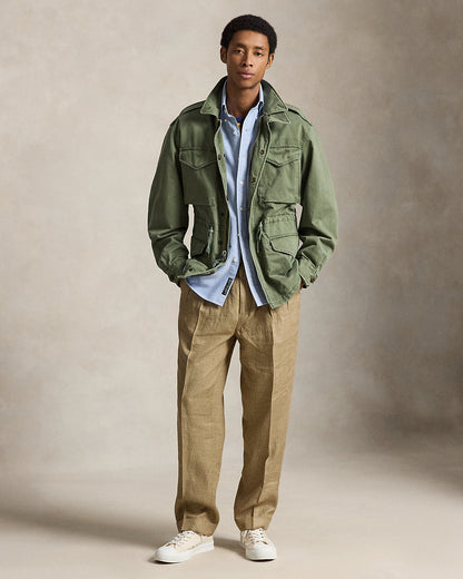 Ralph Lauren Whitman Relaxed Fit Glen Plaid Pant