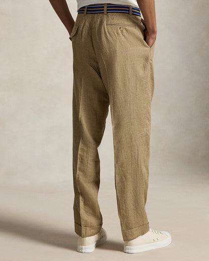 Ralph Lauren Whitman Relaxed Fit Glen Plaid Pant