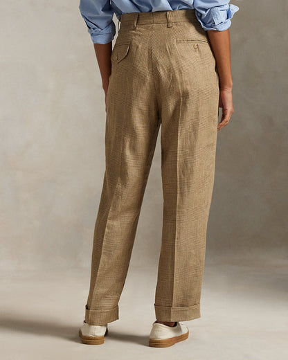 Ralph Lauren Whitman Relaxed Fit Glen Plaid Pant