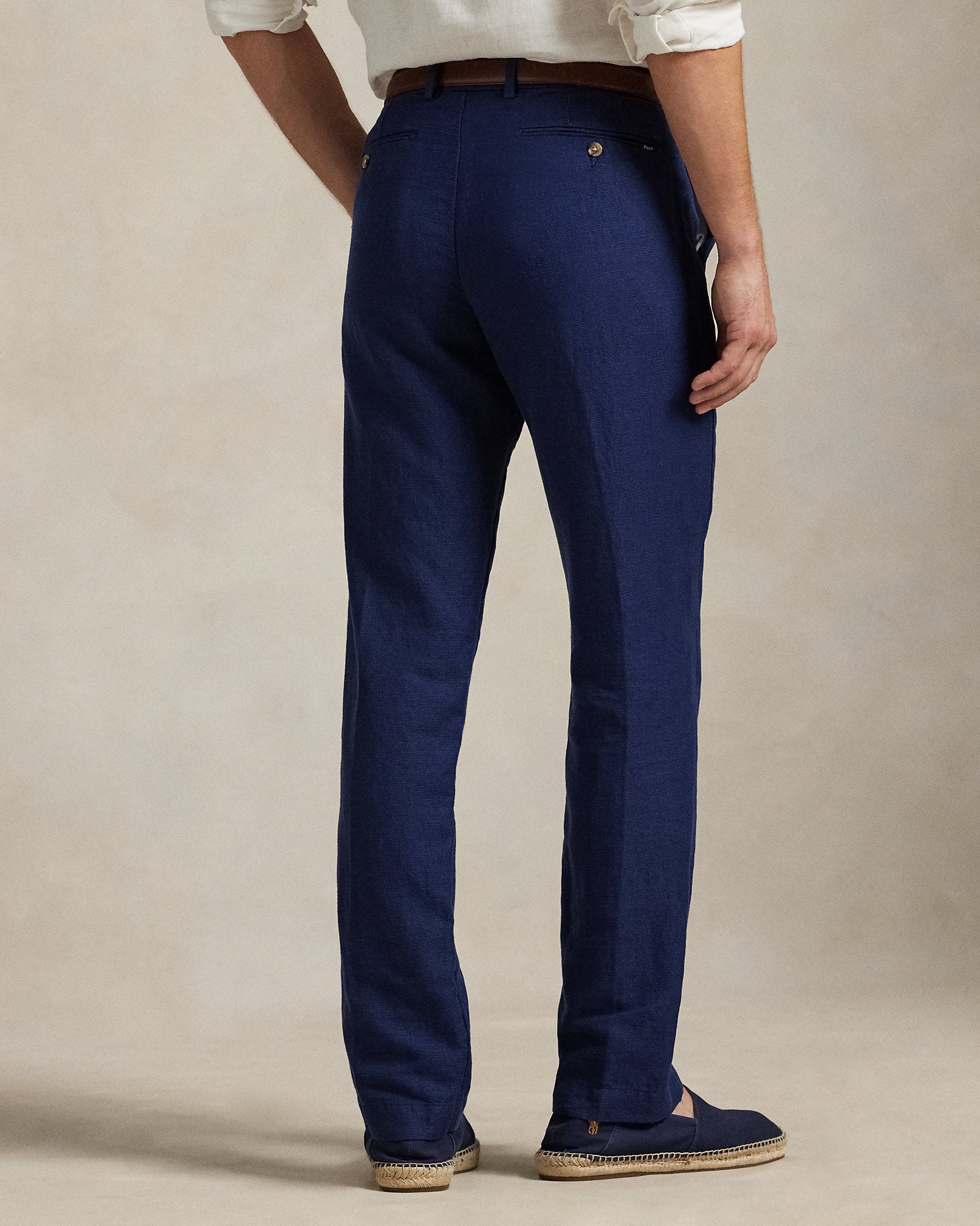 Ralph Lauren Straight Fit Houndstooth Twill Pant