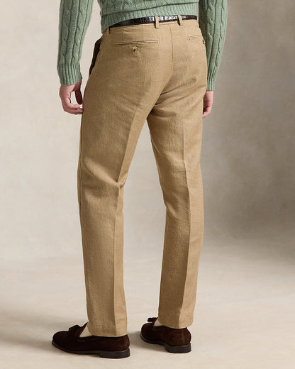 Ralph Lauren Straight Fit Houndstooth Twill Pant