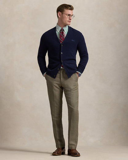 Ralph Lauren Straight Fit Houndstooth Twill Pant