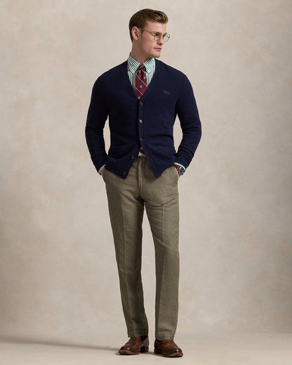 Ralph Lauren Straight Fit Houndstooth Twill Pant