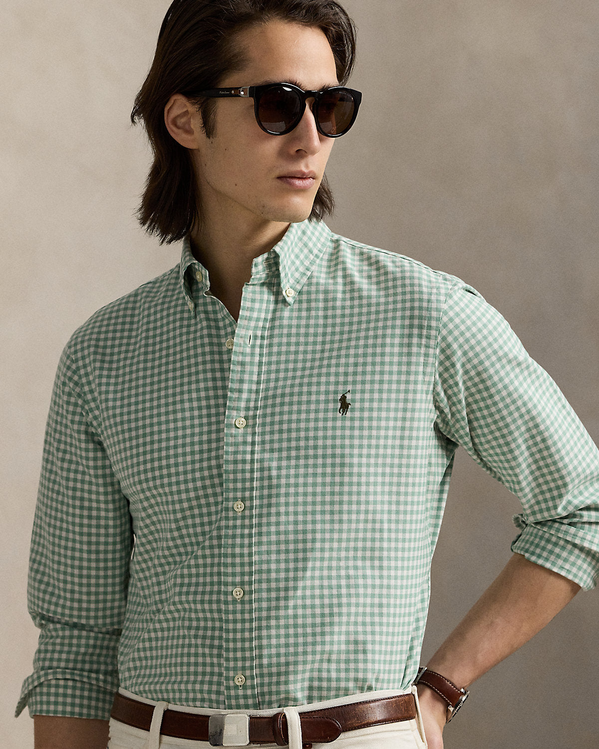 Ralph Lauren Classic Fit Gingham Oxford Shirt