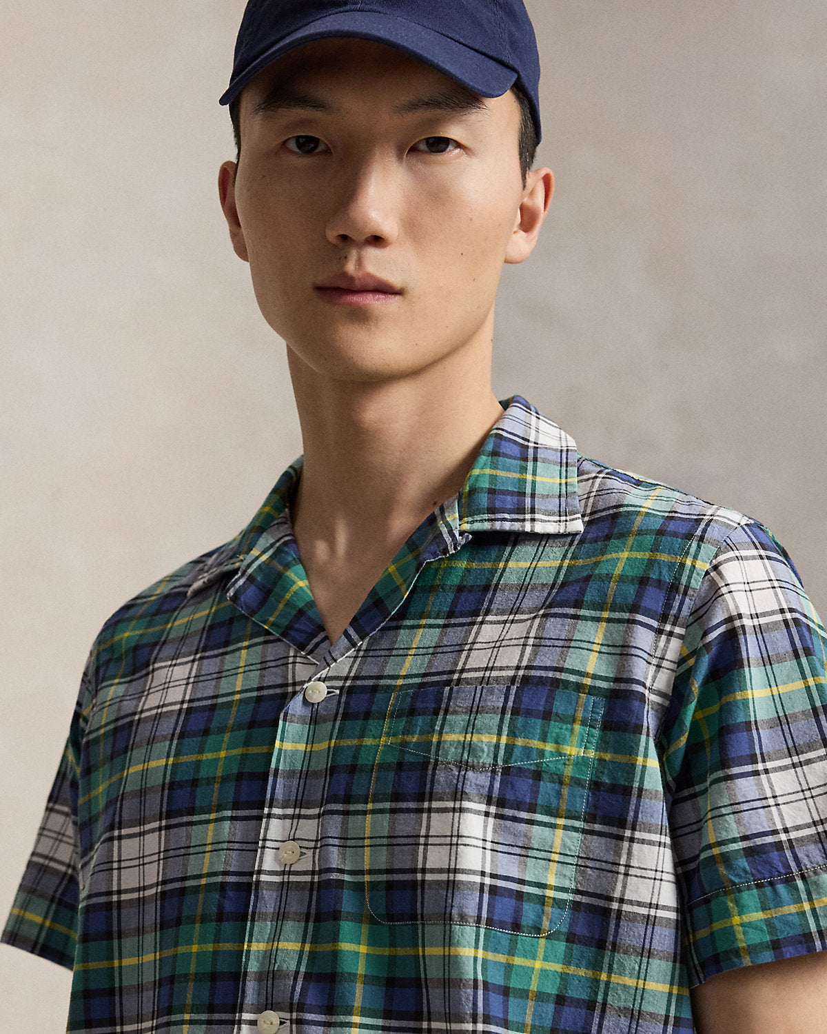 Ralph Lauren Classic Fit Madras Camp Shirt