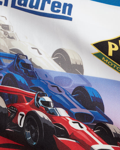 Ralph Lauren Classic Fit RacingPrint Camp Shirt