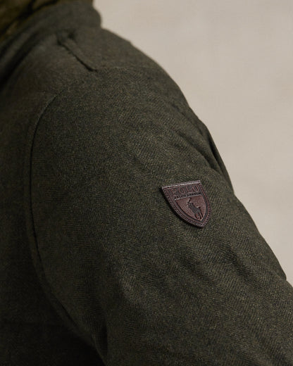 Ralph Lauren Herringbone Down Shirt Jacket