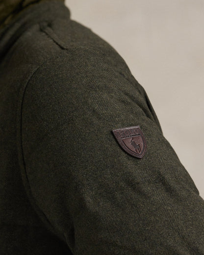 Ralph Lauren Herringbone Down Shirt Jacket