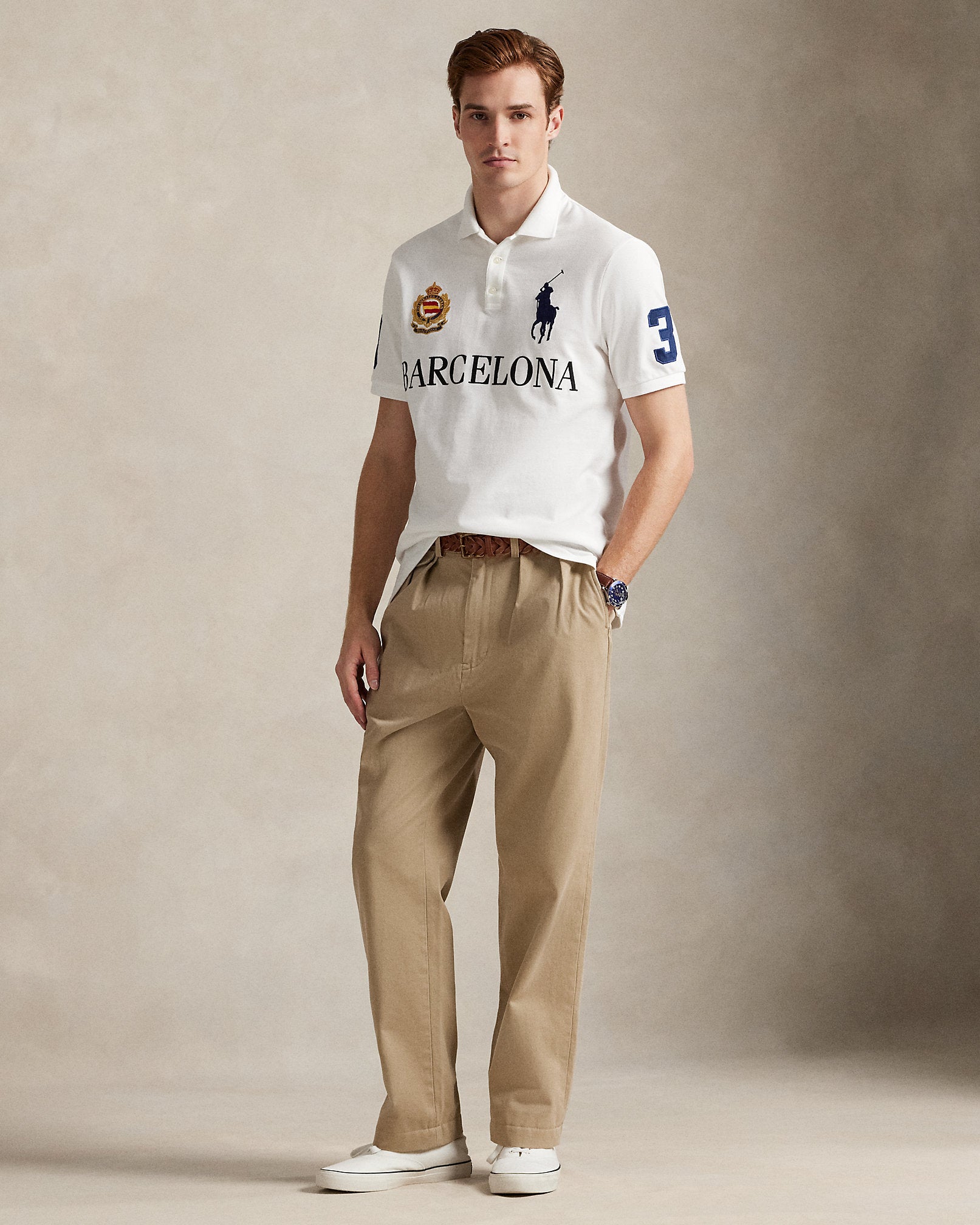 Ralph Lauren Classic Fit Barcelona Mesh Polo Shirt