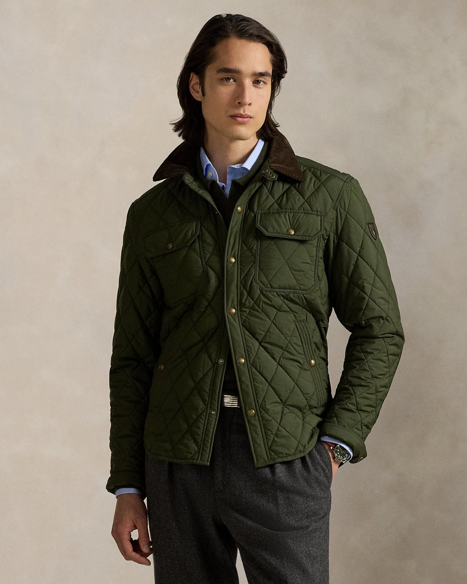 Ralph Lauren The Beaton Quilted Shacket