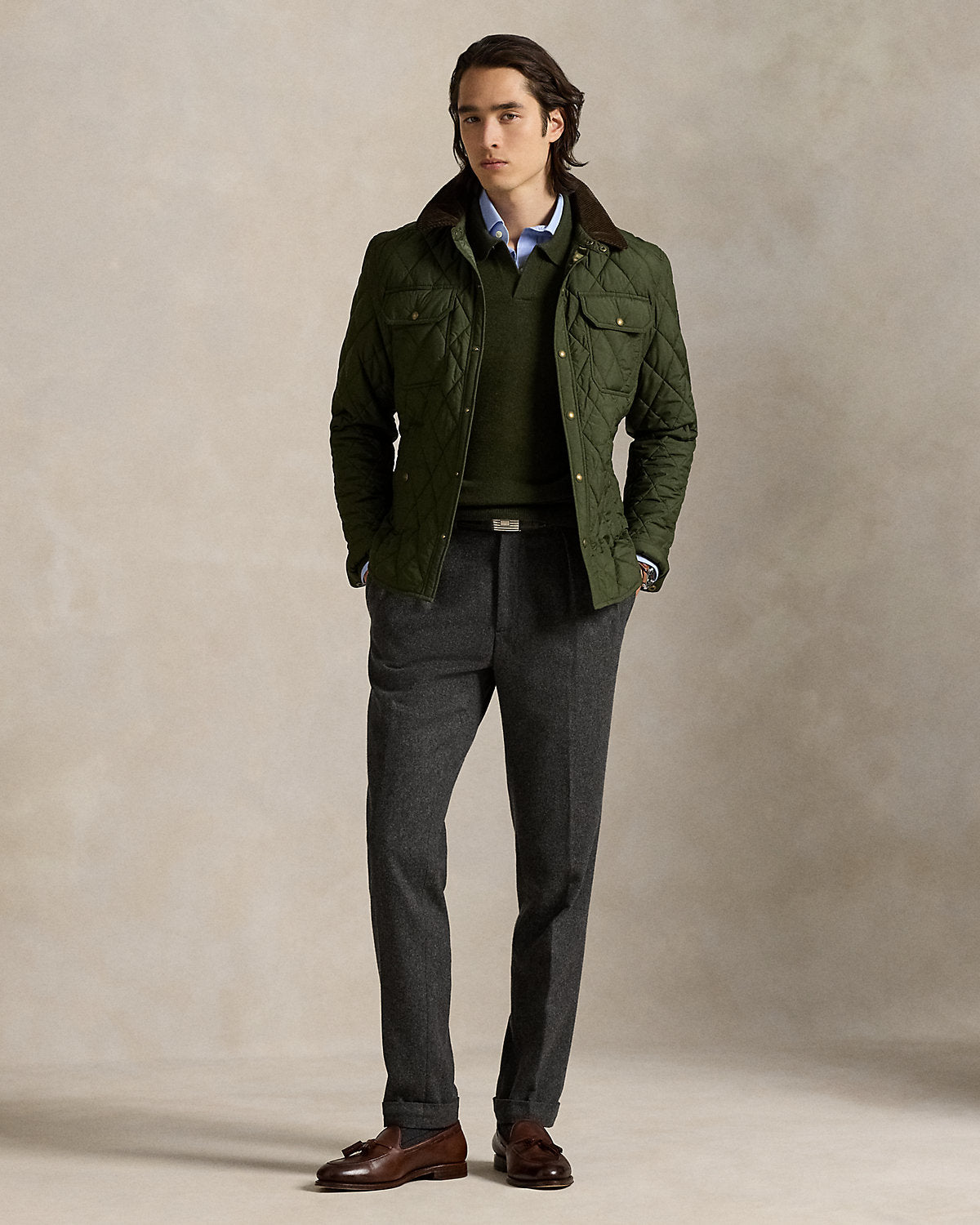Ralph Lauren The Beaton Quilted Shacket