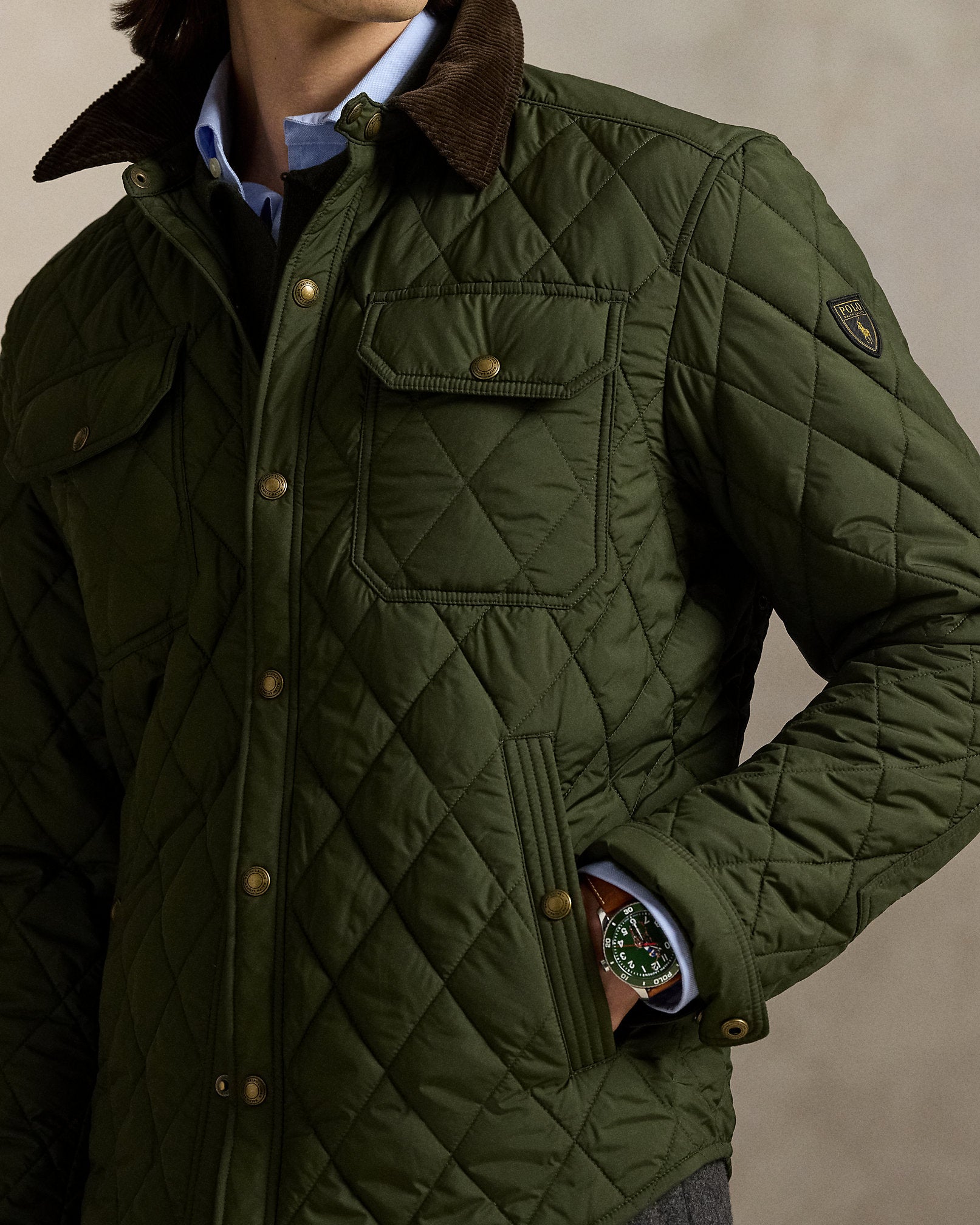 Ralph Lauren The Beaton Quilted Shacket