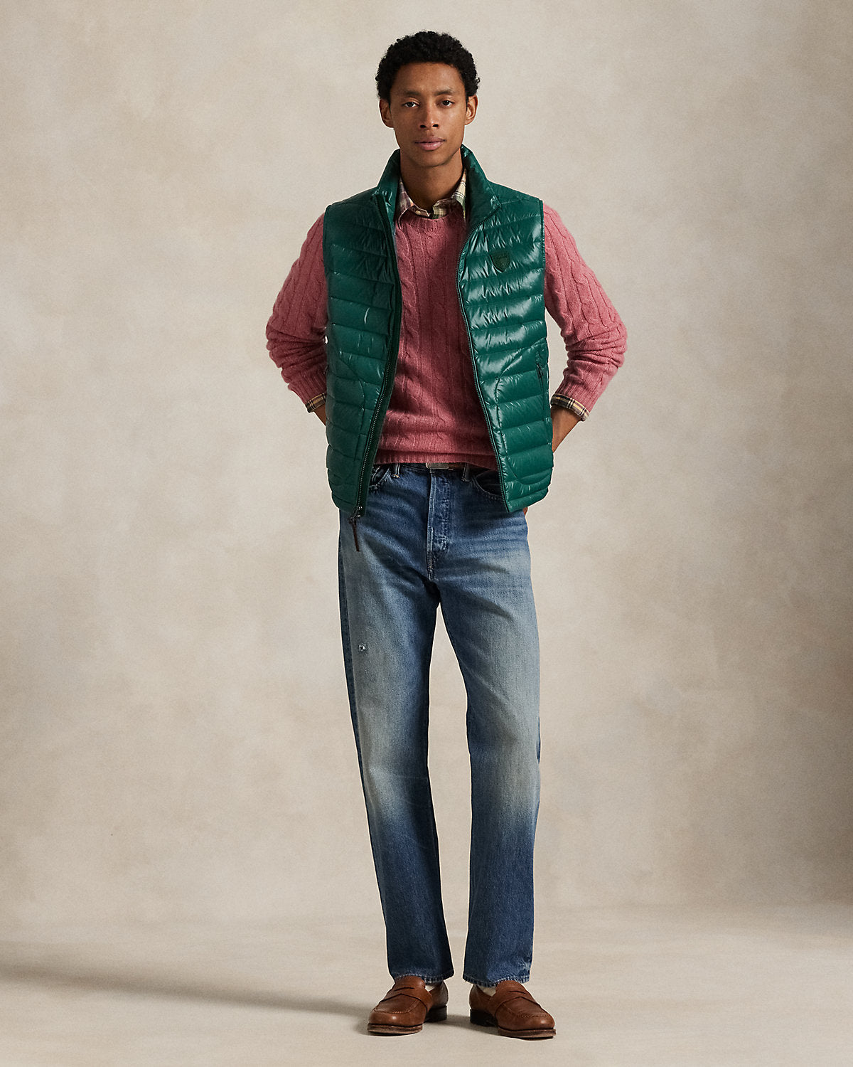 Ralph Lauren The Stewart Glossed Down Vest