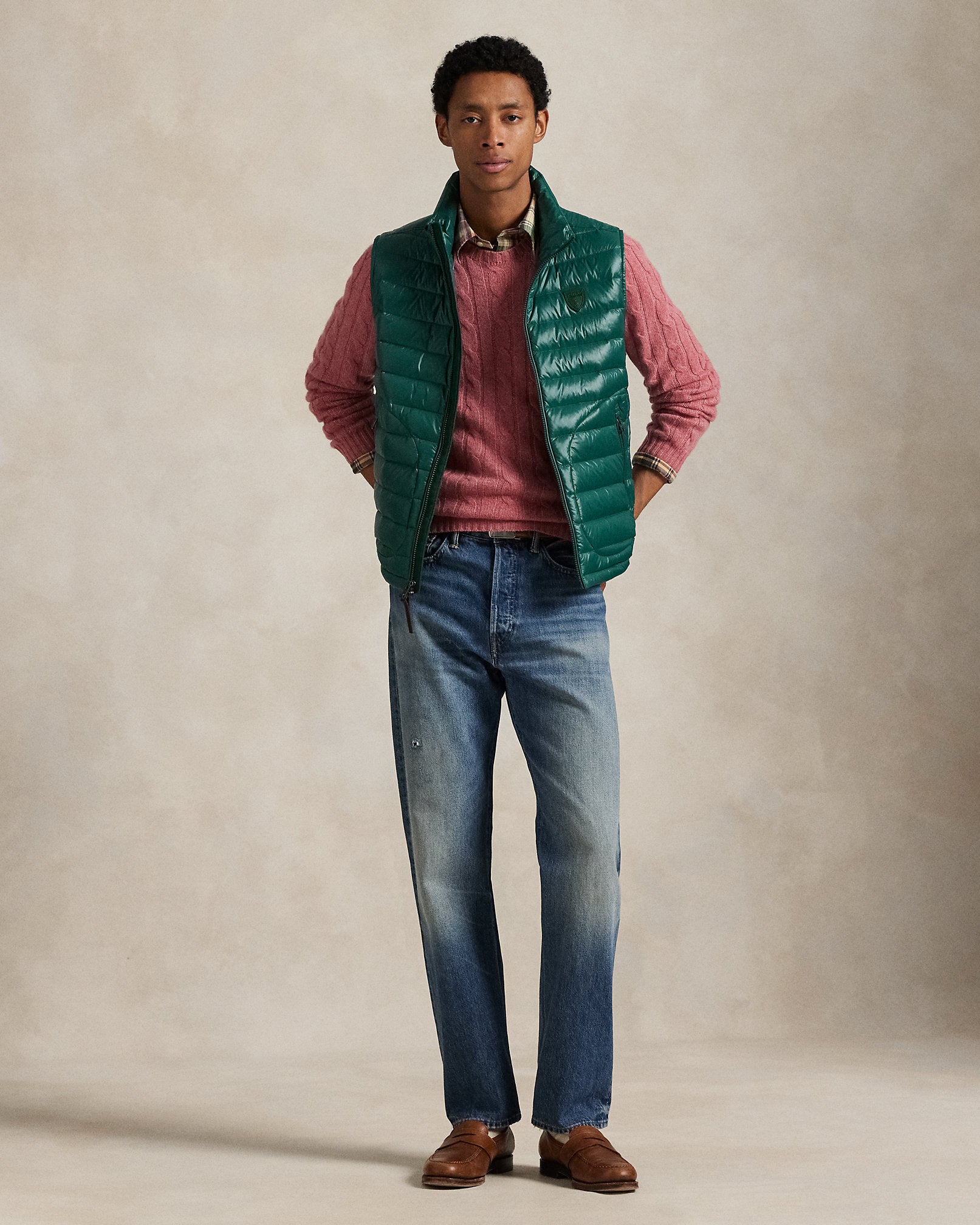 Ralph Lauren The Stewart Glossed Down Vest
