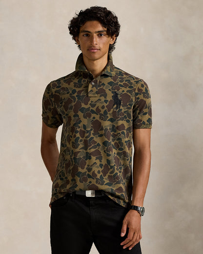 Ralph Lauren Classic Big Pony Camo Mesh Polo Shirt