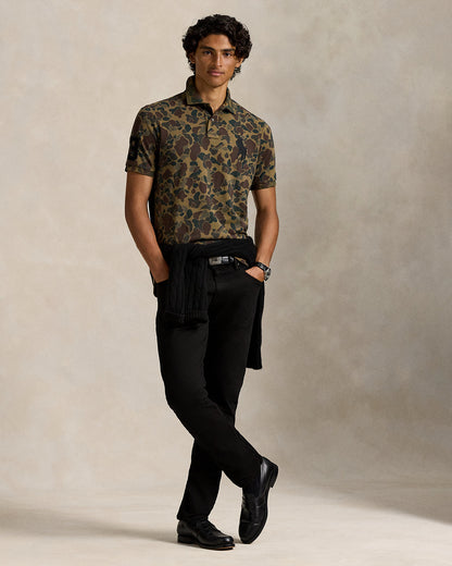 Ralph Lauren Classic Big Pony Camo Mesh Polo Shirt