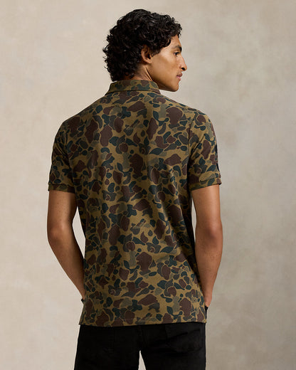 Ralph Lauren Classic Big Pony Camo Mesh Polo Shirt