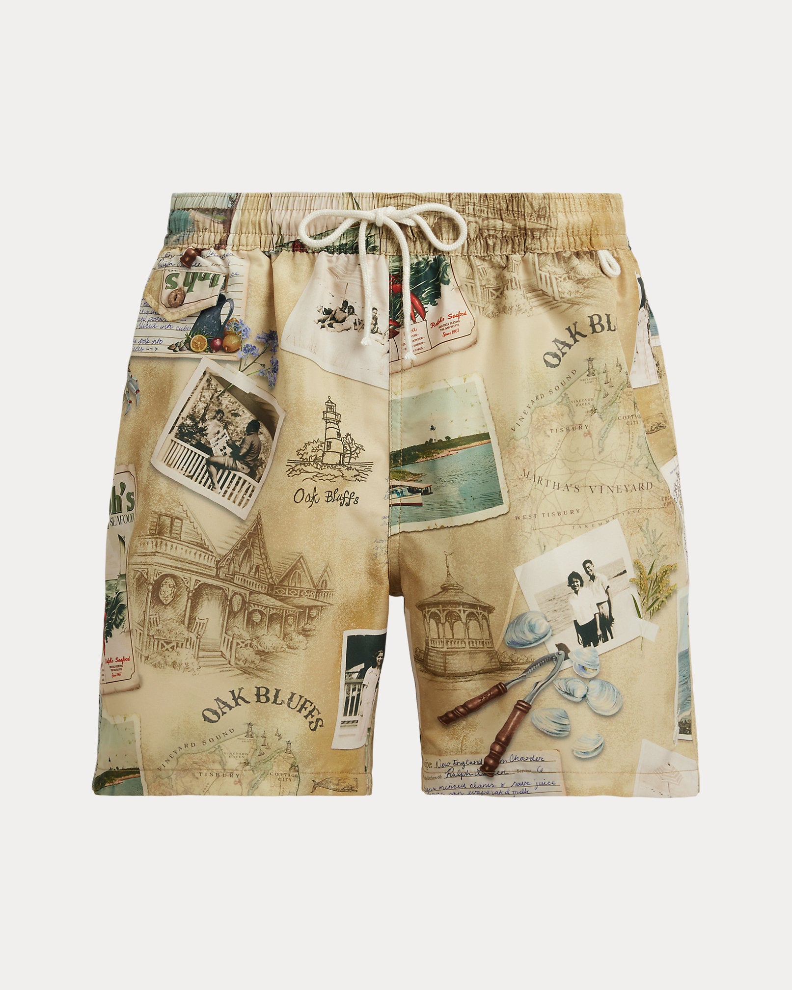 Ralph Lauren The Oak Bluffs DiaryPrint Swim Trunk