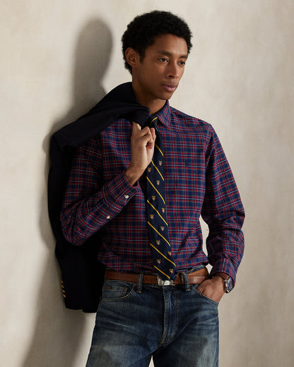 Ralph Lauren Classic Fit Plaid Oxford Shirt