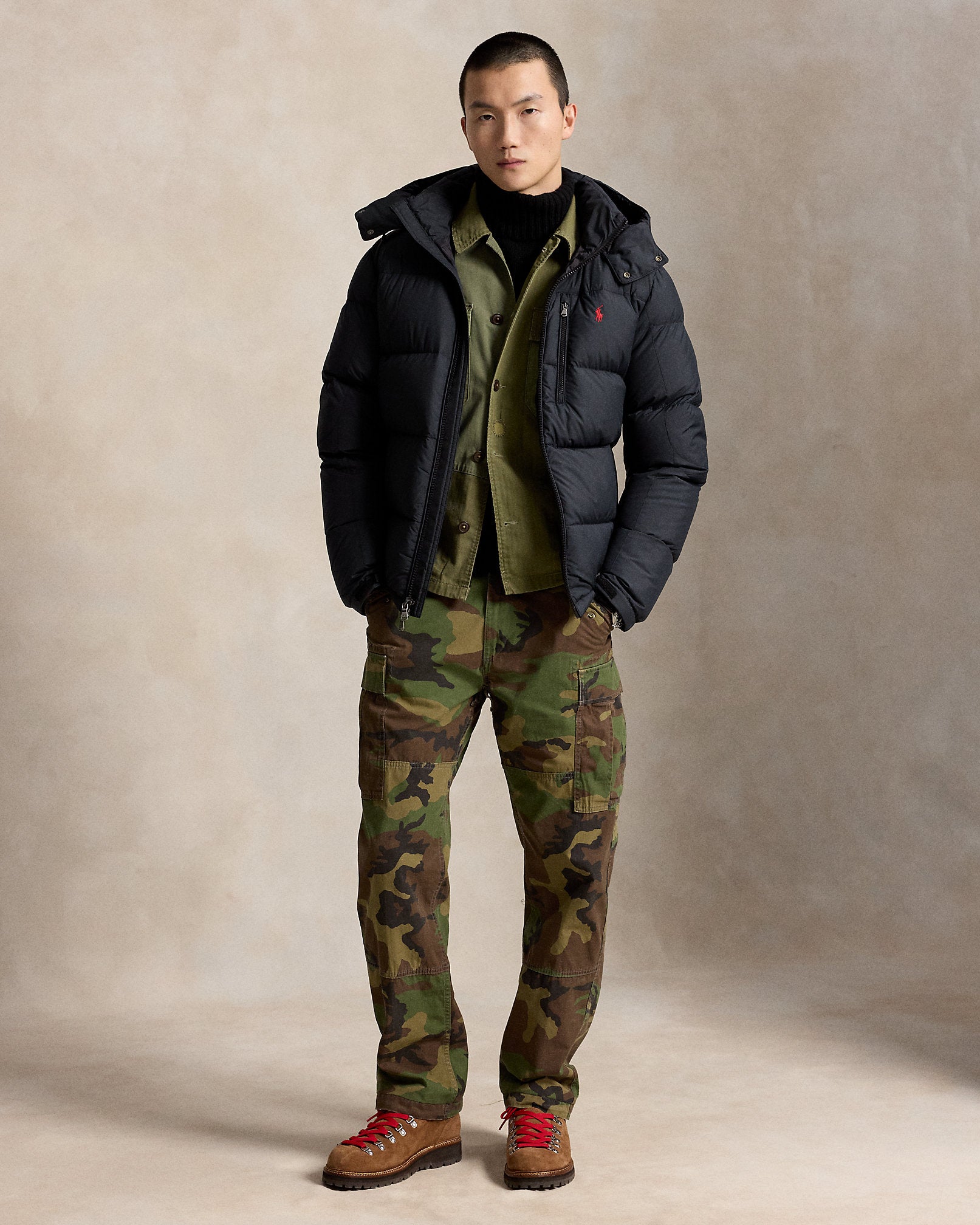 Ralph Lauren Classic Fit Camo Canvas Cargo Pant