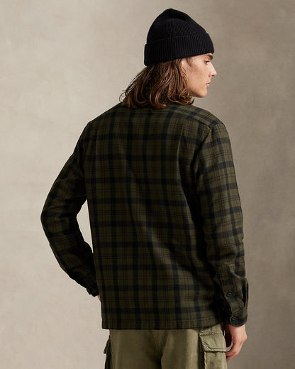 Ralph Lauren Classic Fit Plaid Flannel Camp Shirt