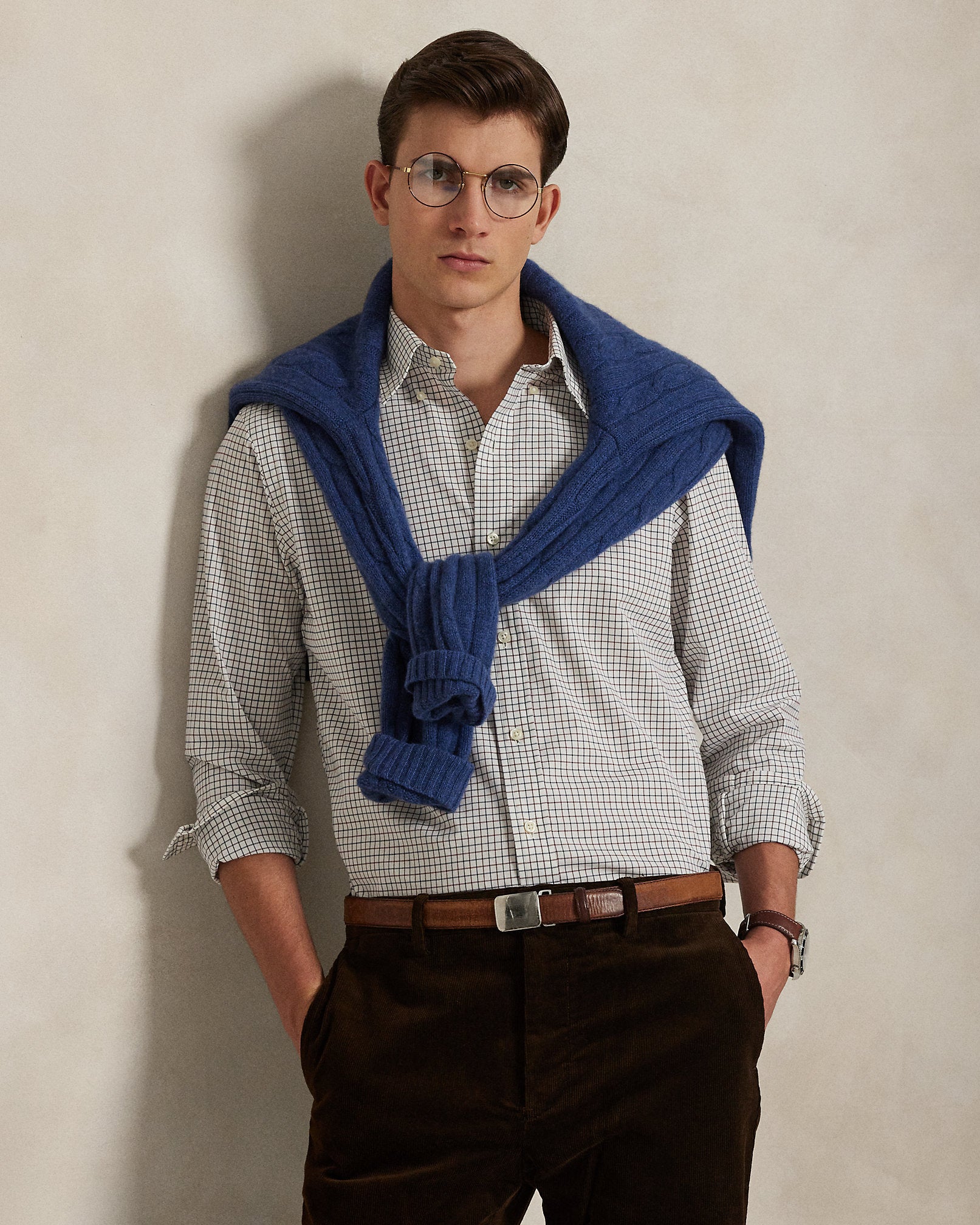 Ralph Lauren Classic Fit Tattersall Poplin Shirt