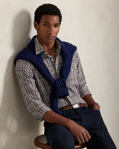 Ralph Lauren Classic Fit Plaid Poplin Shirt