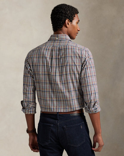 Ralph Lauren Classic Fit Plaid Poplin Shirt