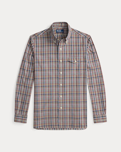 Ralph Lauren Classic Fit Plaid Poplin Shirt