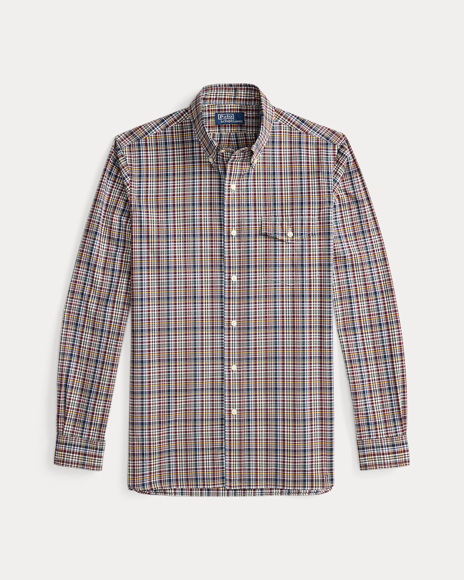 Ralph Lauren Classic Fit Plaid Poplin Shirt