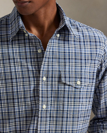 Ralph Lauren Classic Fit Plaid Poplin Shirt