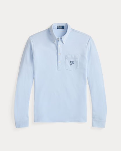Ralph Lauren Classic Fit Embroidered Mesh Polo Shirt