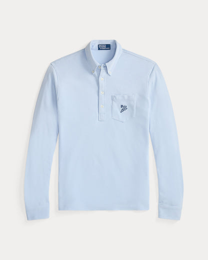 Ralph Lauren Classic Fit Embroidered Mesh Polo Shirt