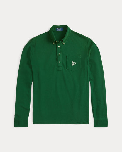 Ralph Lauren Classic Fit Embroidered Mesh Polo Shirt