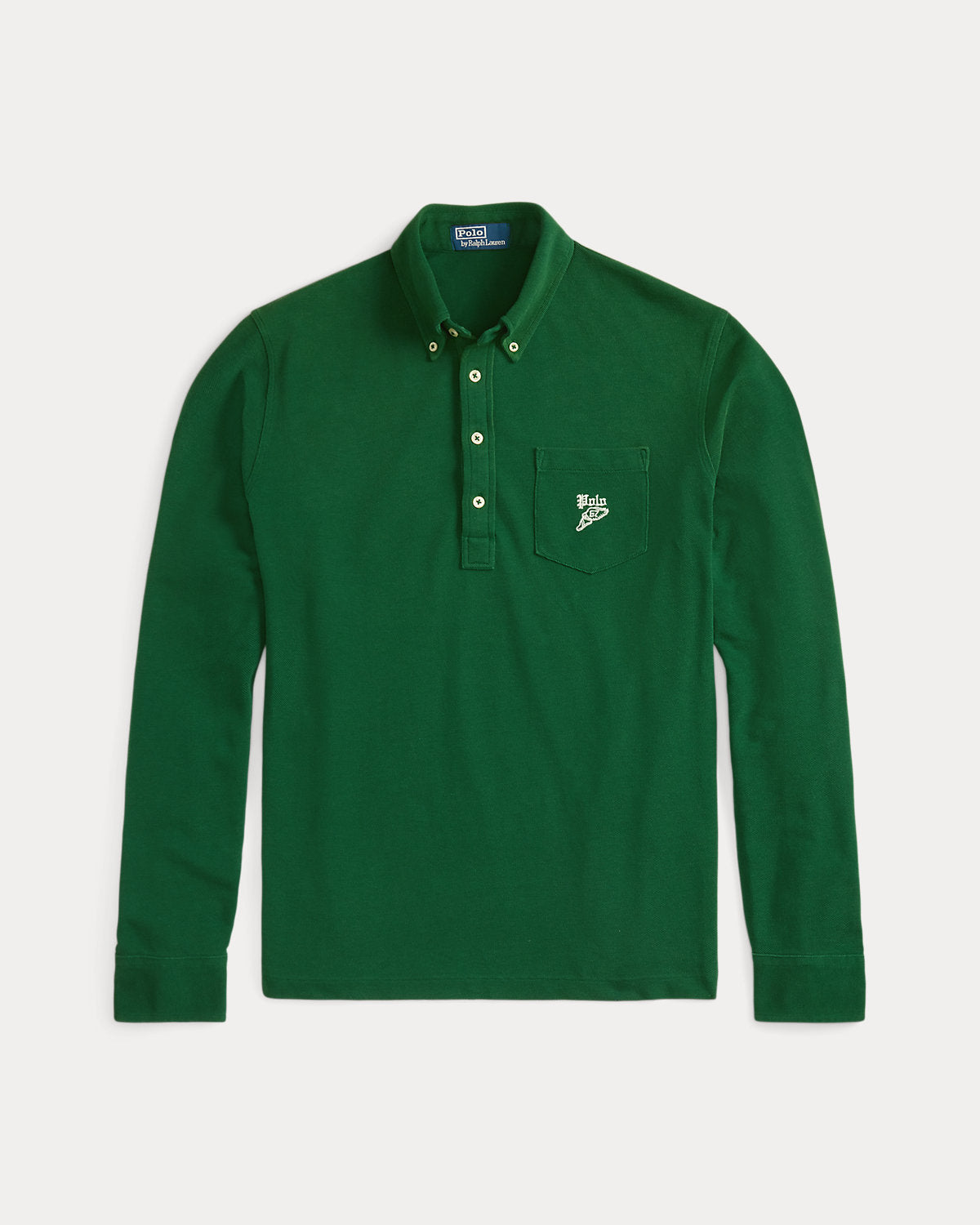 Ralph Lauren Classic Fit Embroidered Mesh Polo Shirt