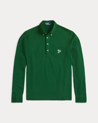 Ralph Lauren Classic Fit Embroidered Mesh Polo Shirt