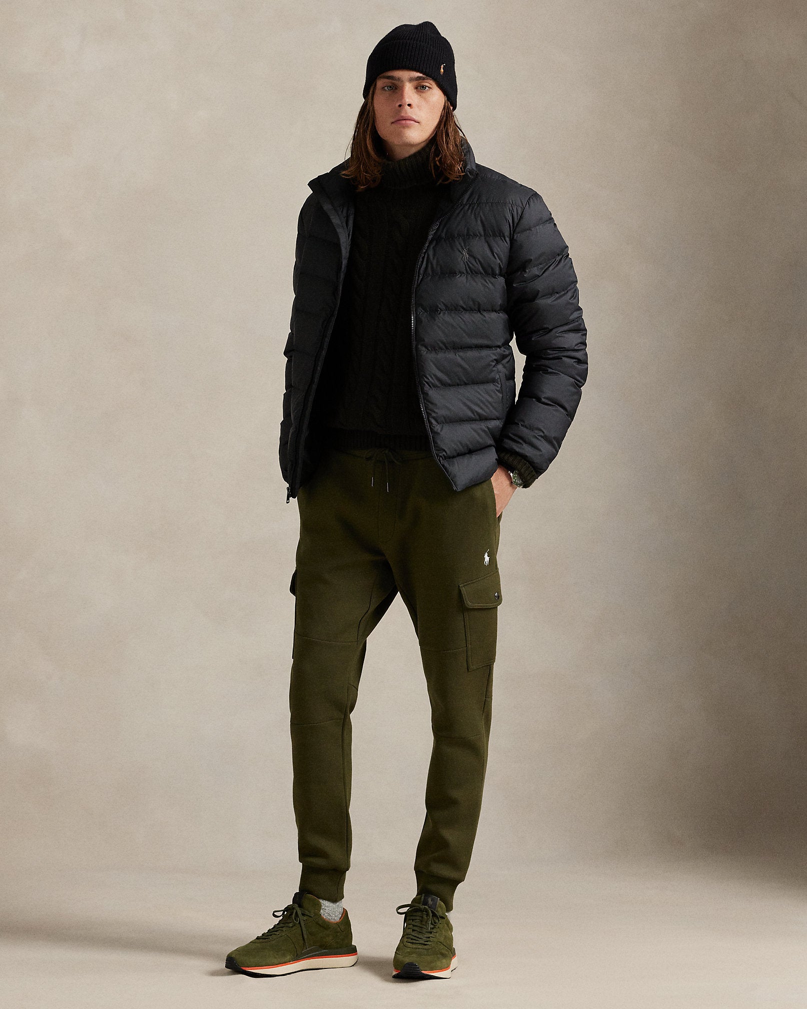 Ralph Lauren DoubleKnit Cargo Jogger Pant