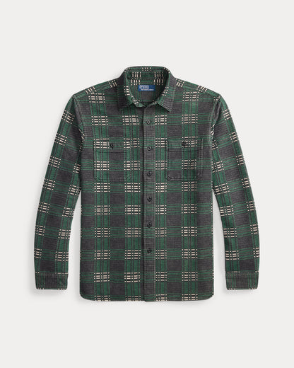 Ralph Lauren Classic Fit Plaid Flannel Workshirt